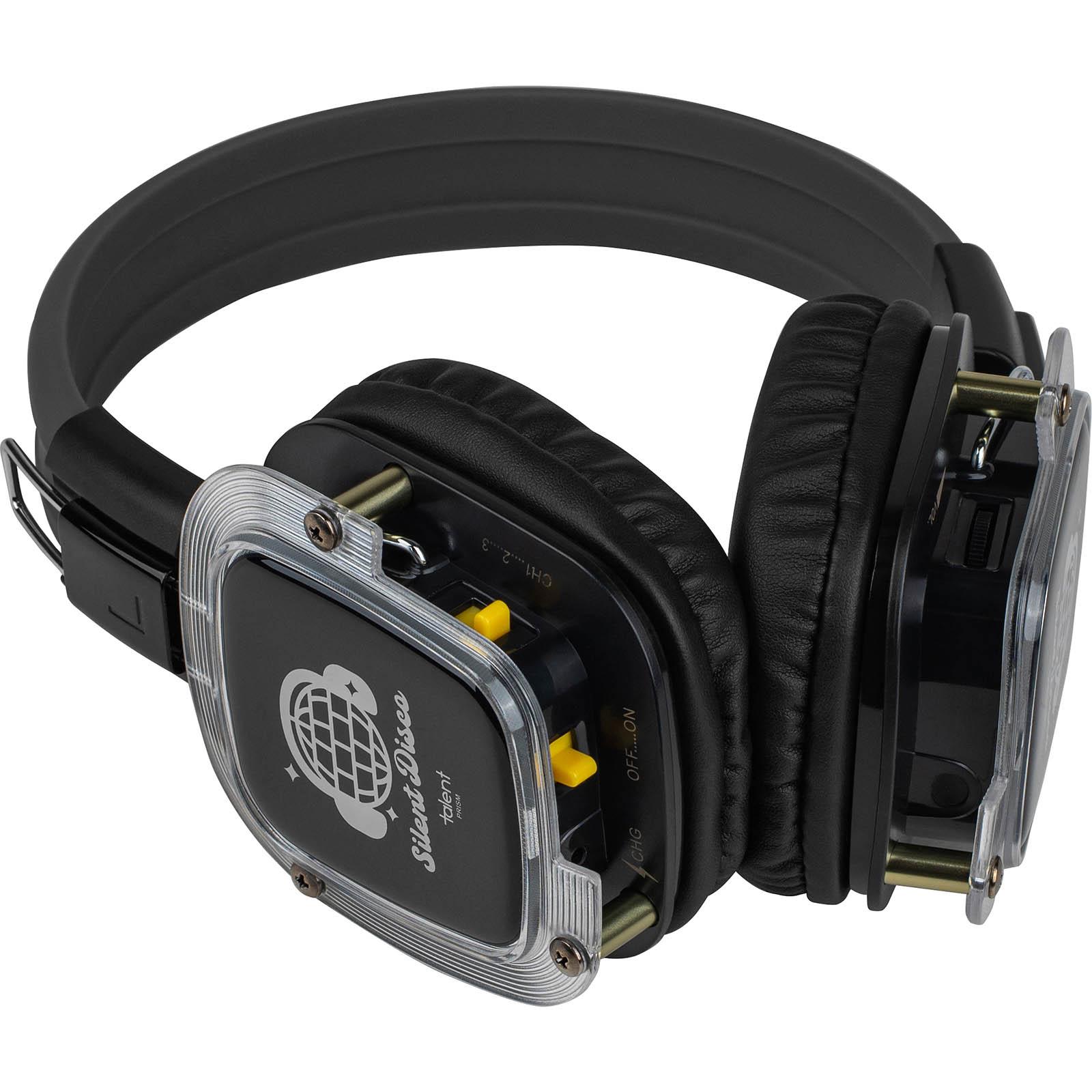 Talent Silent Disco Prism Color Changing Headphone 50 Piece